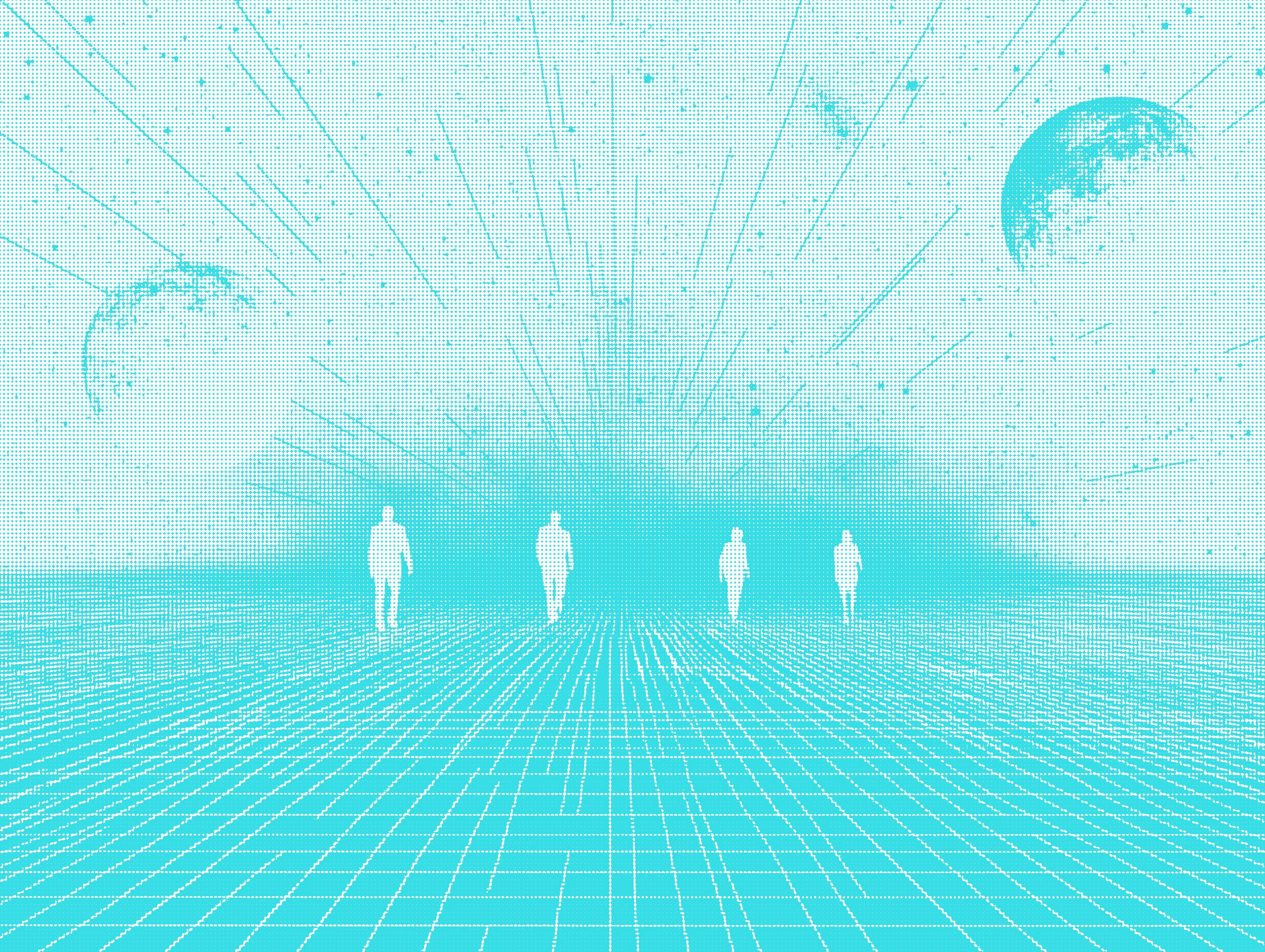 Four silhouettes